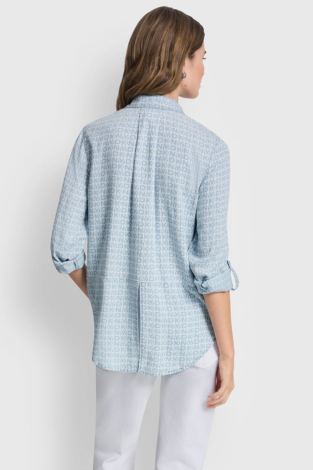 GARMENT DYE SPLIT BACK SHIRT