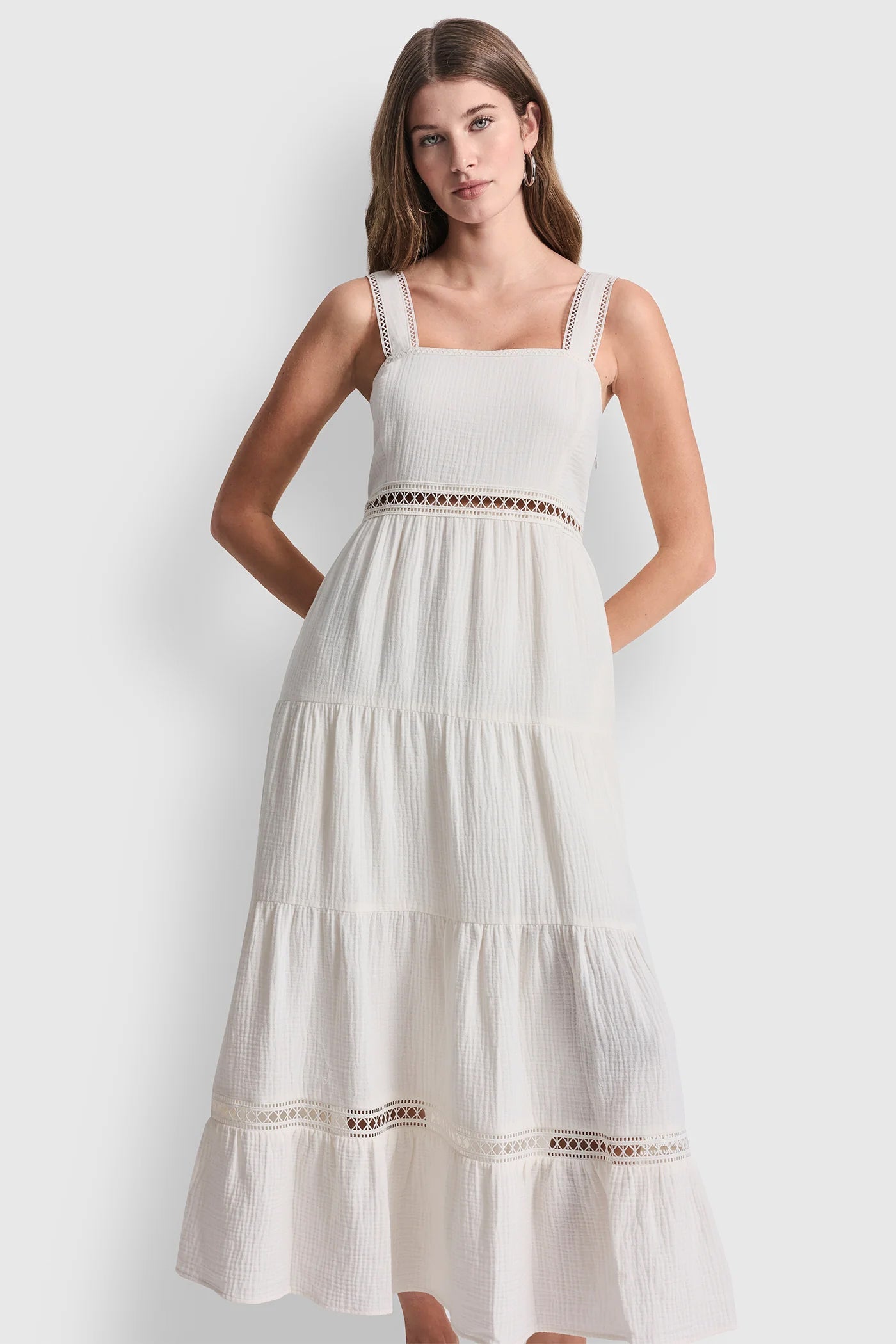 TIERED TANK MAXI DRESS