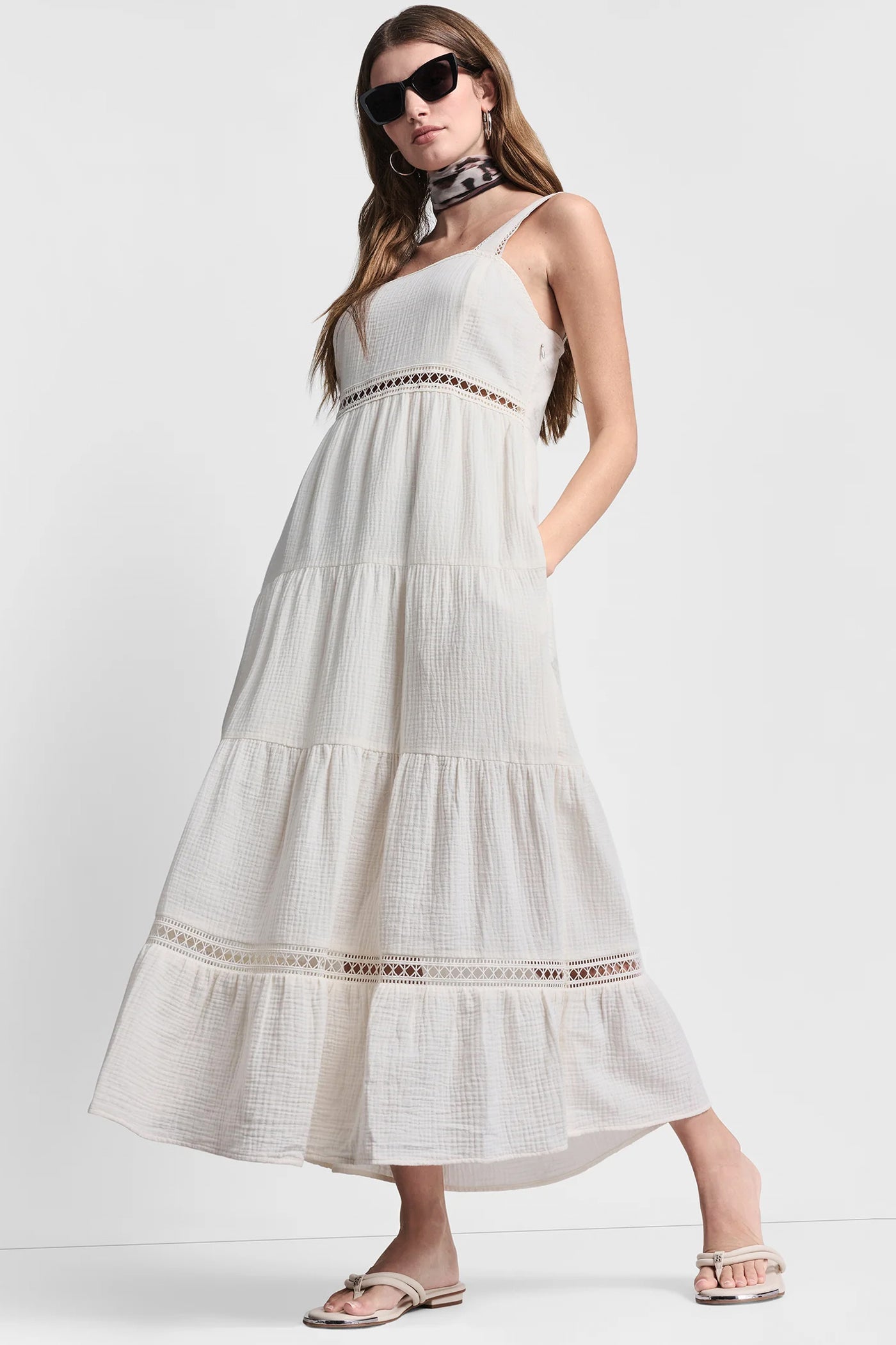 TIERED TANK MAXI DRESS