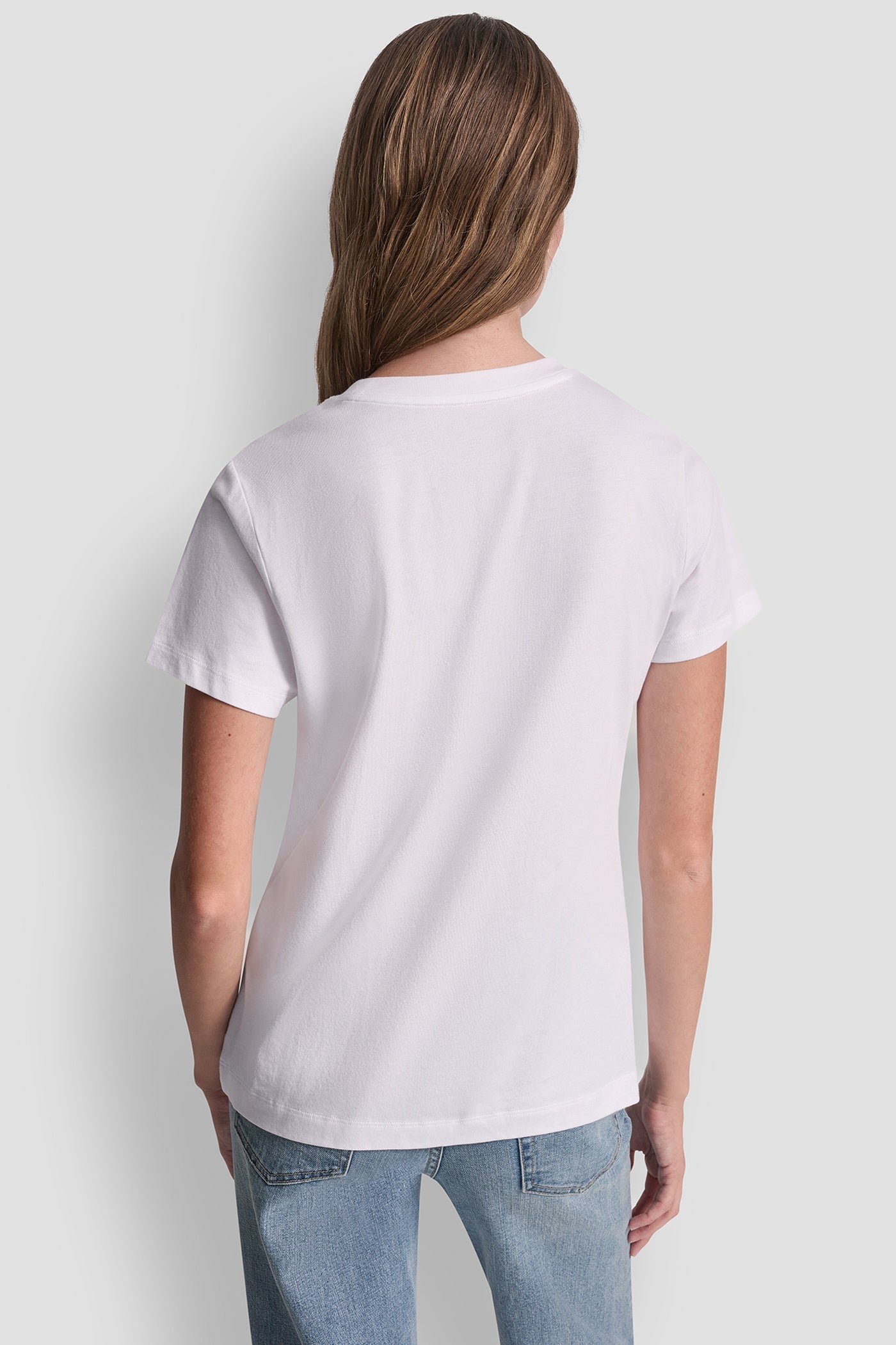 DKNY RHINESTONE GRAFITI TEE