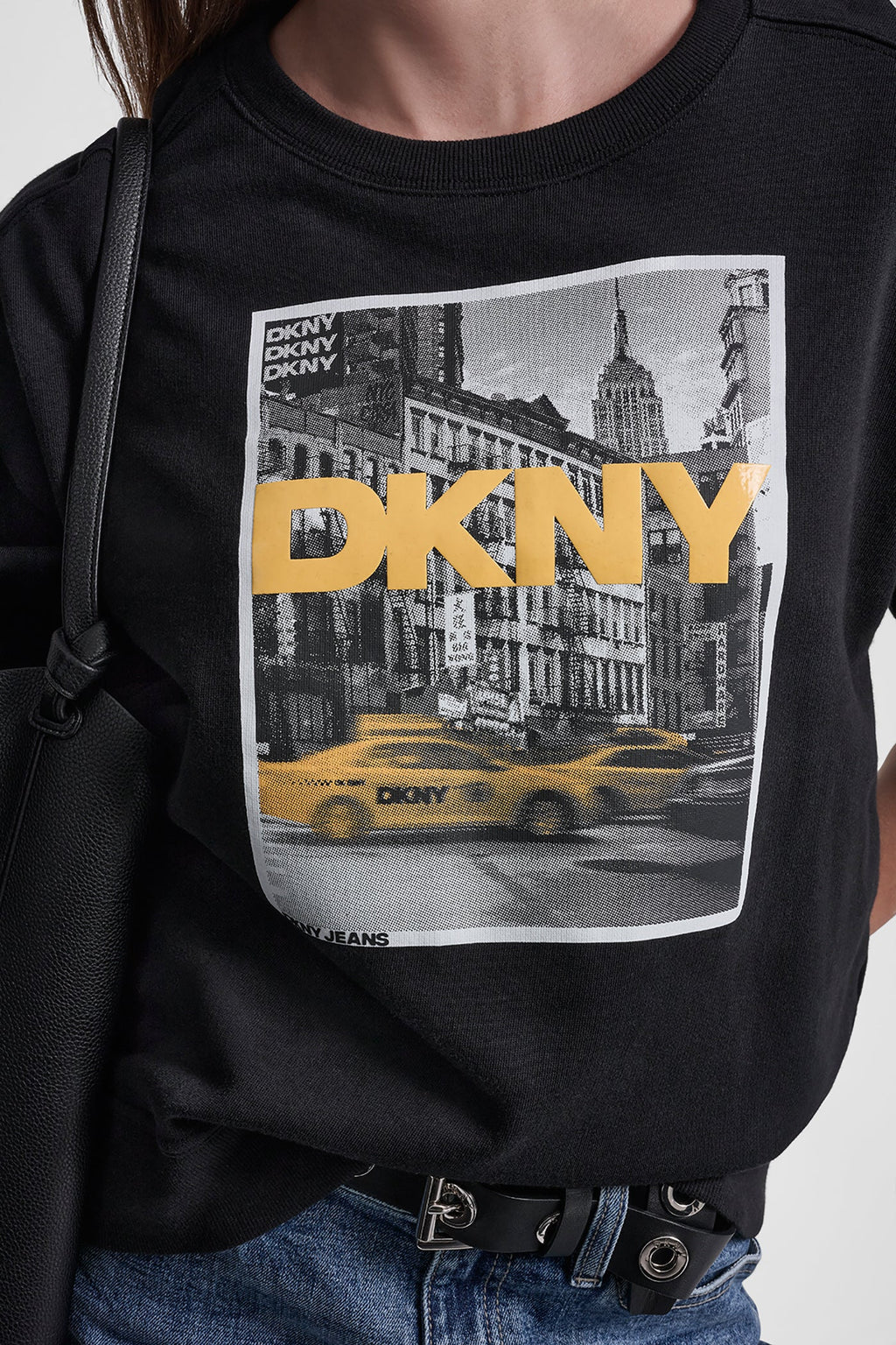 DKNY TAXI PHOTOREAL LOGO SWEATSHIRT