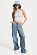 MID-RISE RELAXED STRAIGHT LEG WITH DRAWCORD
