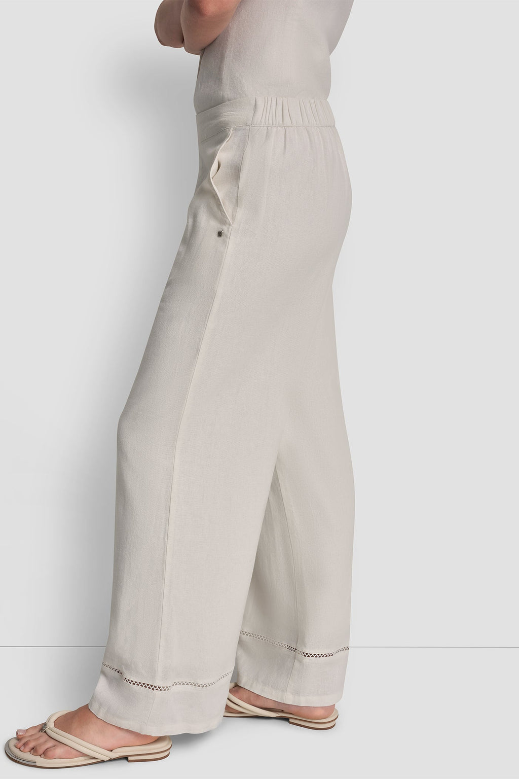LINEN-BLEND PANT