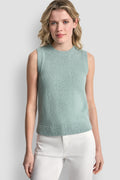 CREW NECK SLEEVELESS SWEATER