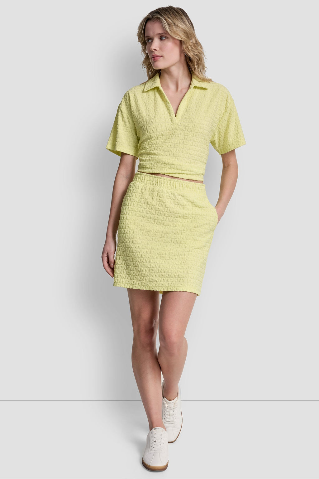 LOGO JACQUARD PULL-ON SKIRT