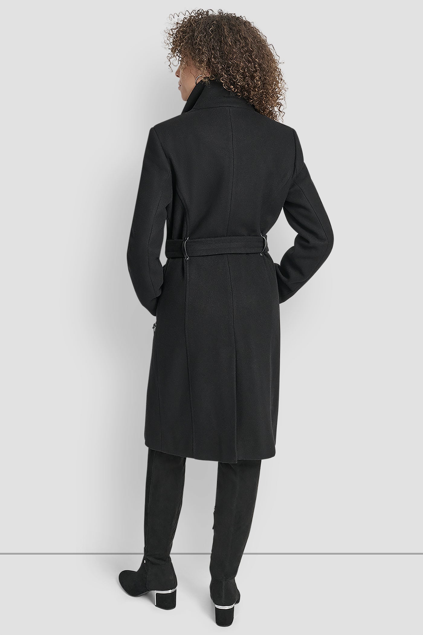 WOOL WRAP JACKET WITH INSERT