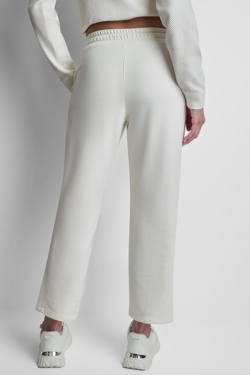 JACQUARD MIX HIGH-RISE ANKLE PANT