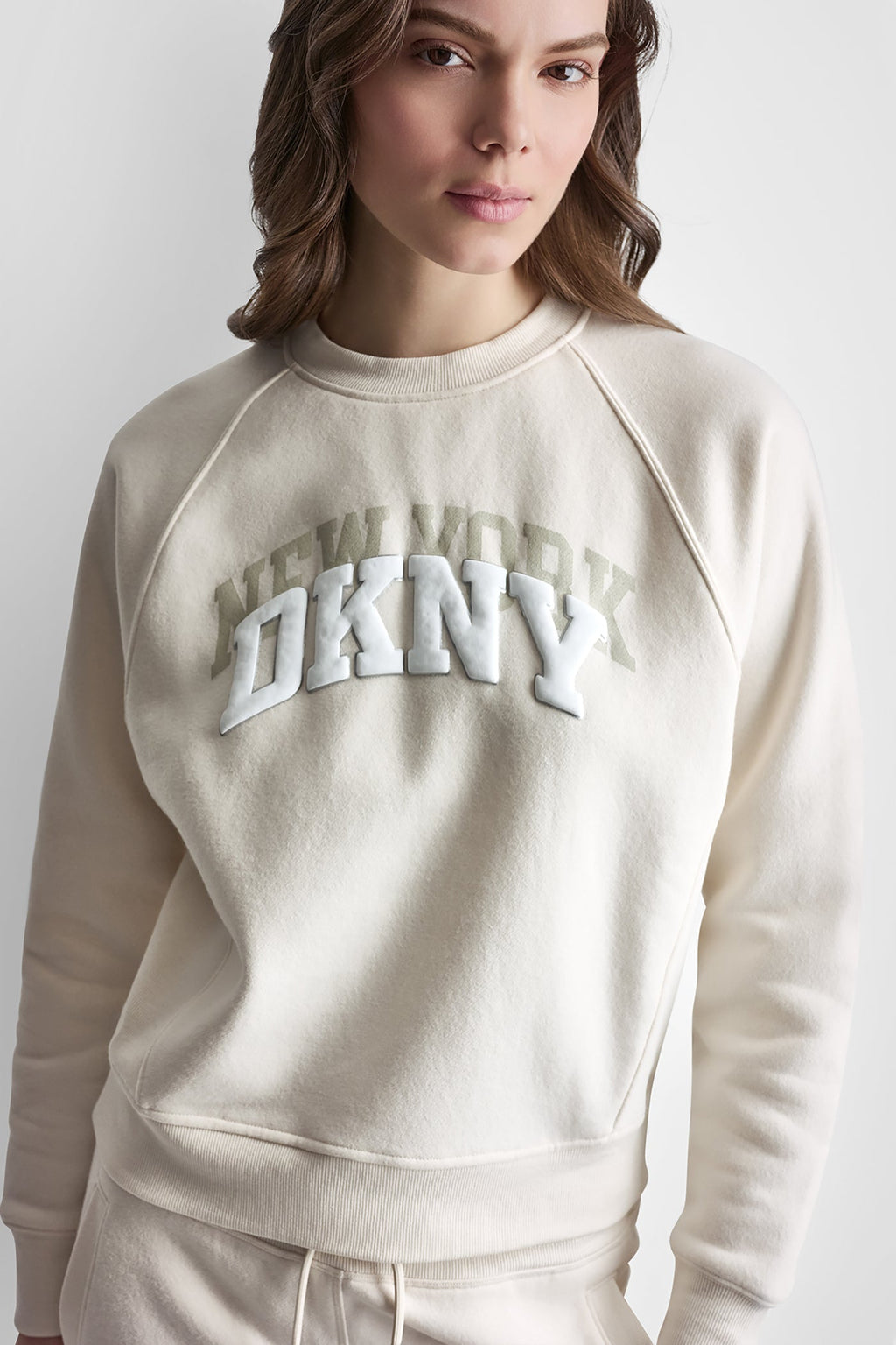 SHADOW VARSITY LOGO CREW NECK
