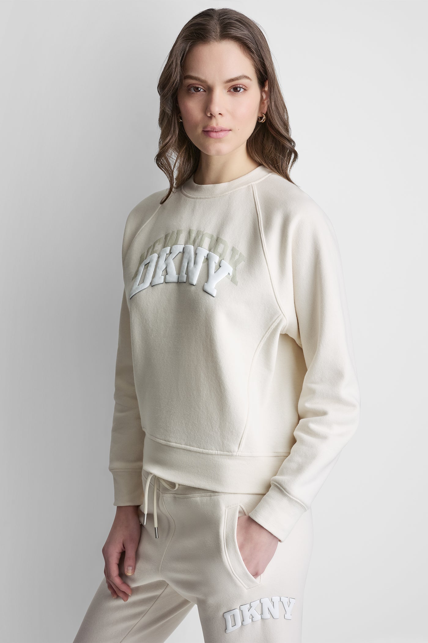 SHADOW VARSITY LOGO CREW NECK