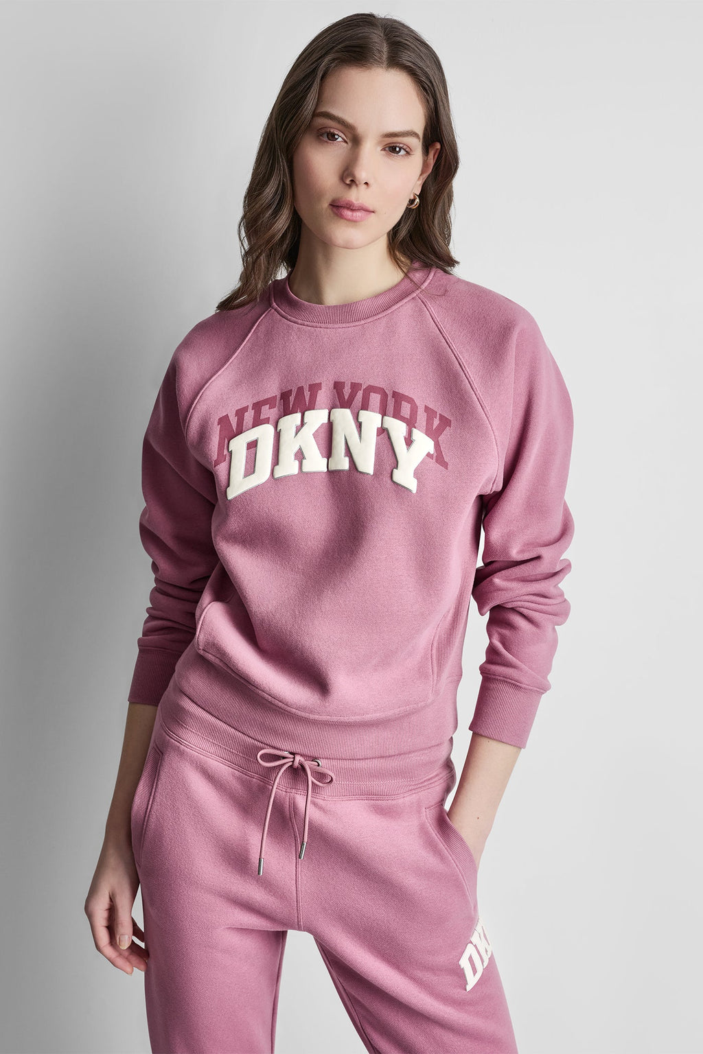 SHADOW VARSITY LOGO CREW NECK