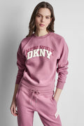 SHADOW VARSITY LOGO CREW NECK