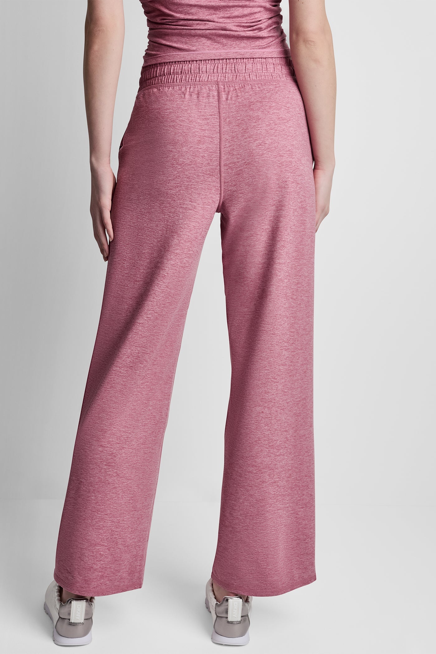 MID-RISE SPACEDYE WIDE LEG PANT
