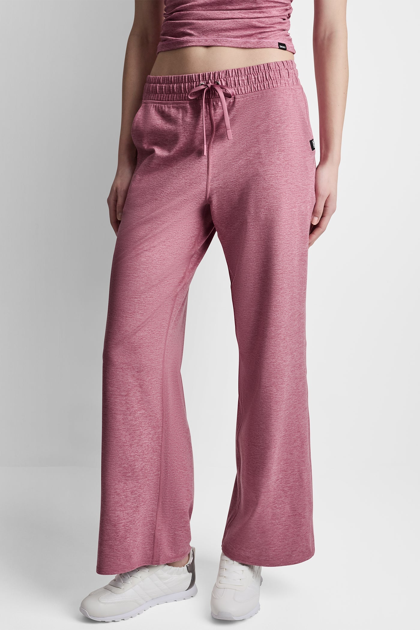 MID-RISE SPACEDYE WIDE LEG PANT