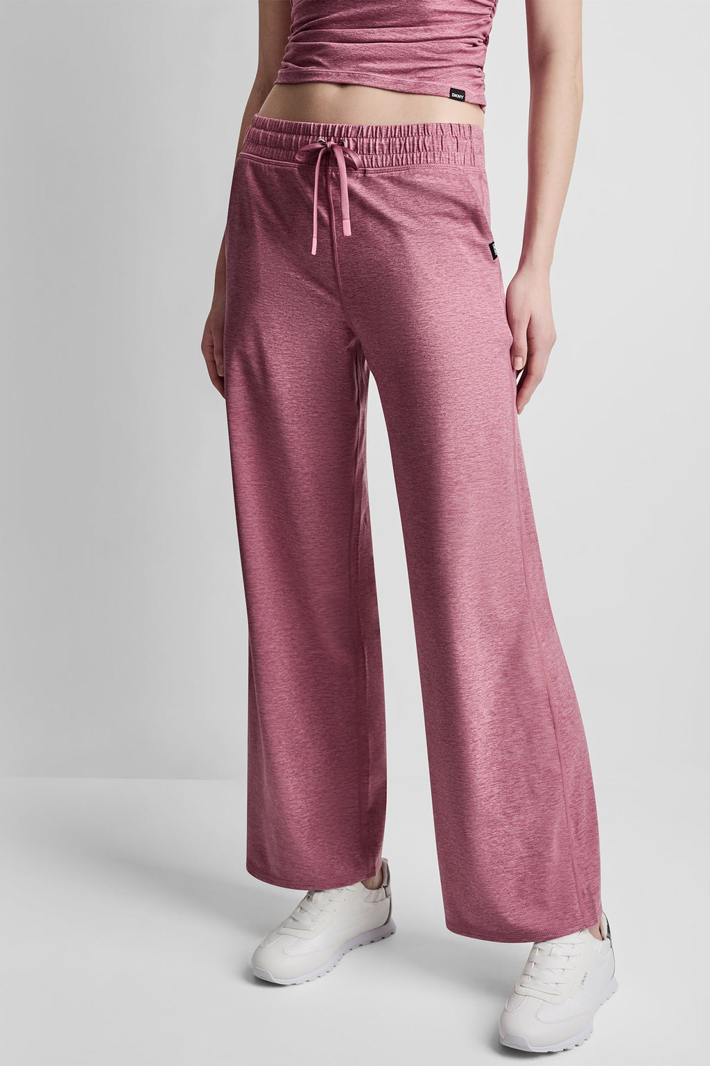 MID-RISE SPACEDYE WIDE LEG PANT
