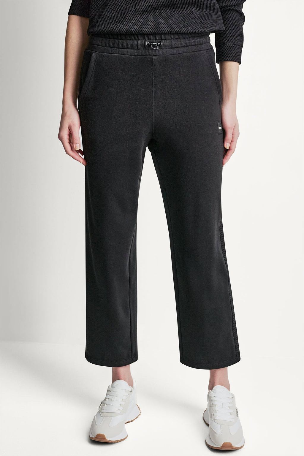 JACQUARD MIX HIGH-RISE ANKLE PANT