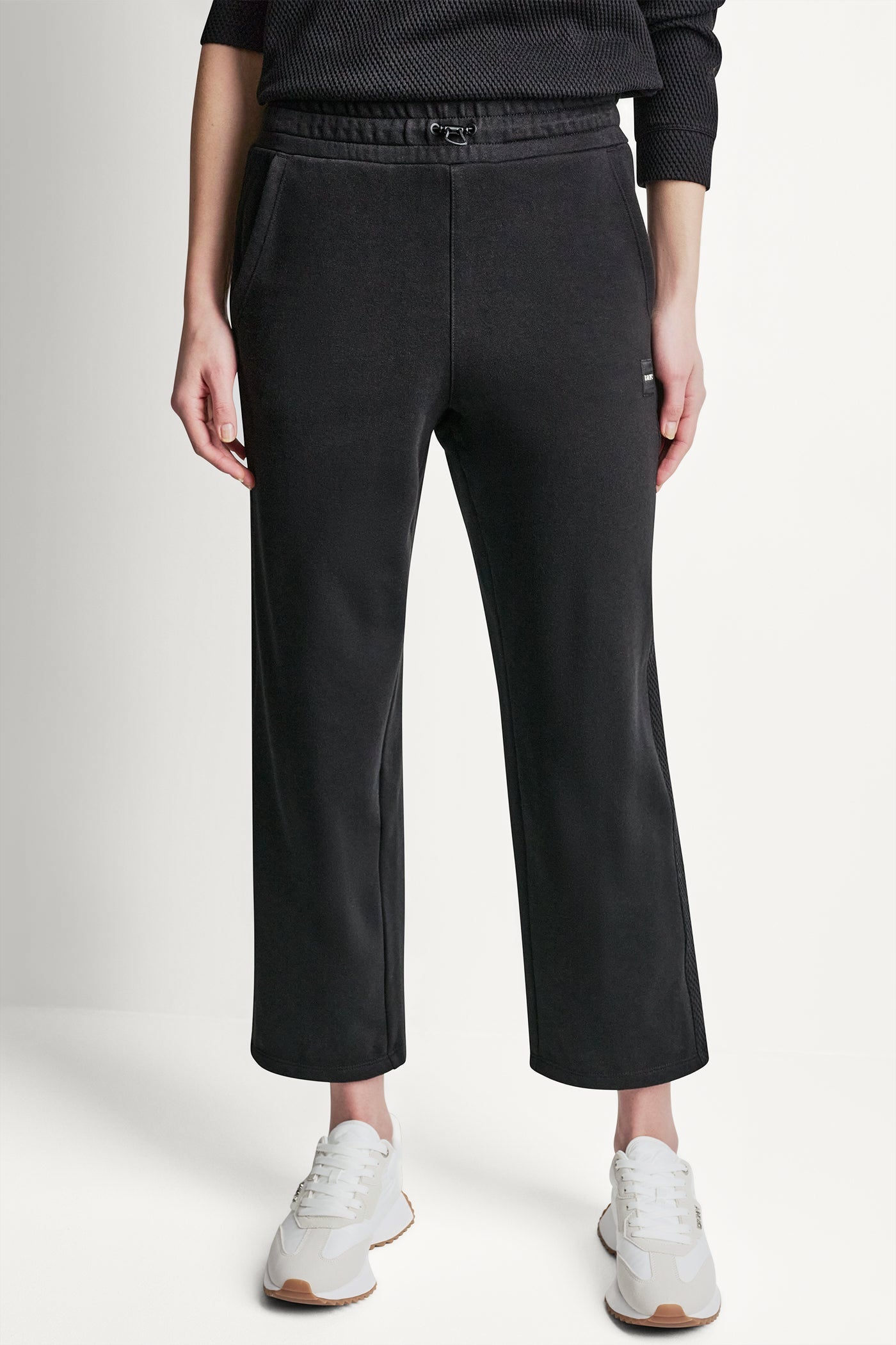 JACQUARD MIX HIGH-RISE ANKLE PANT