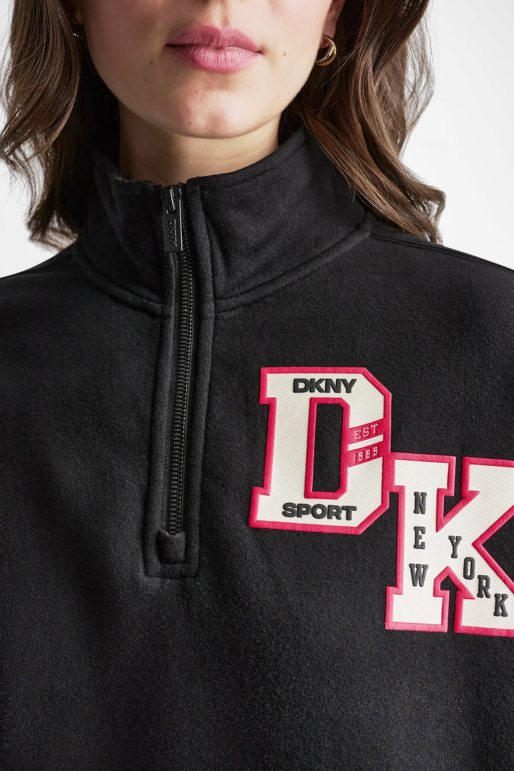 CAMPUS PATCH OVERSIZED QUARTER-ZIP