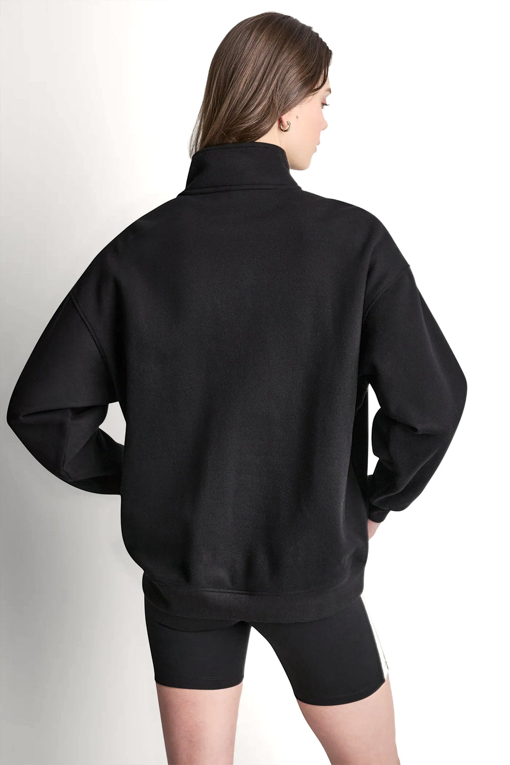 CAMPUS PATCH OVERSIZED QUARTER-ZIP
