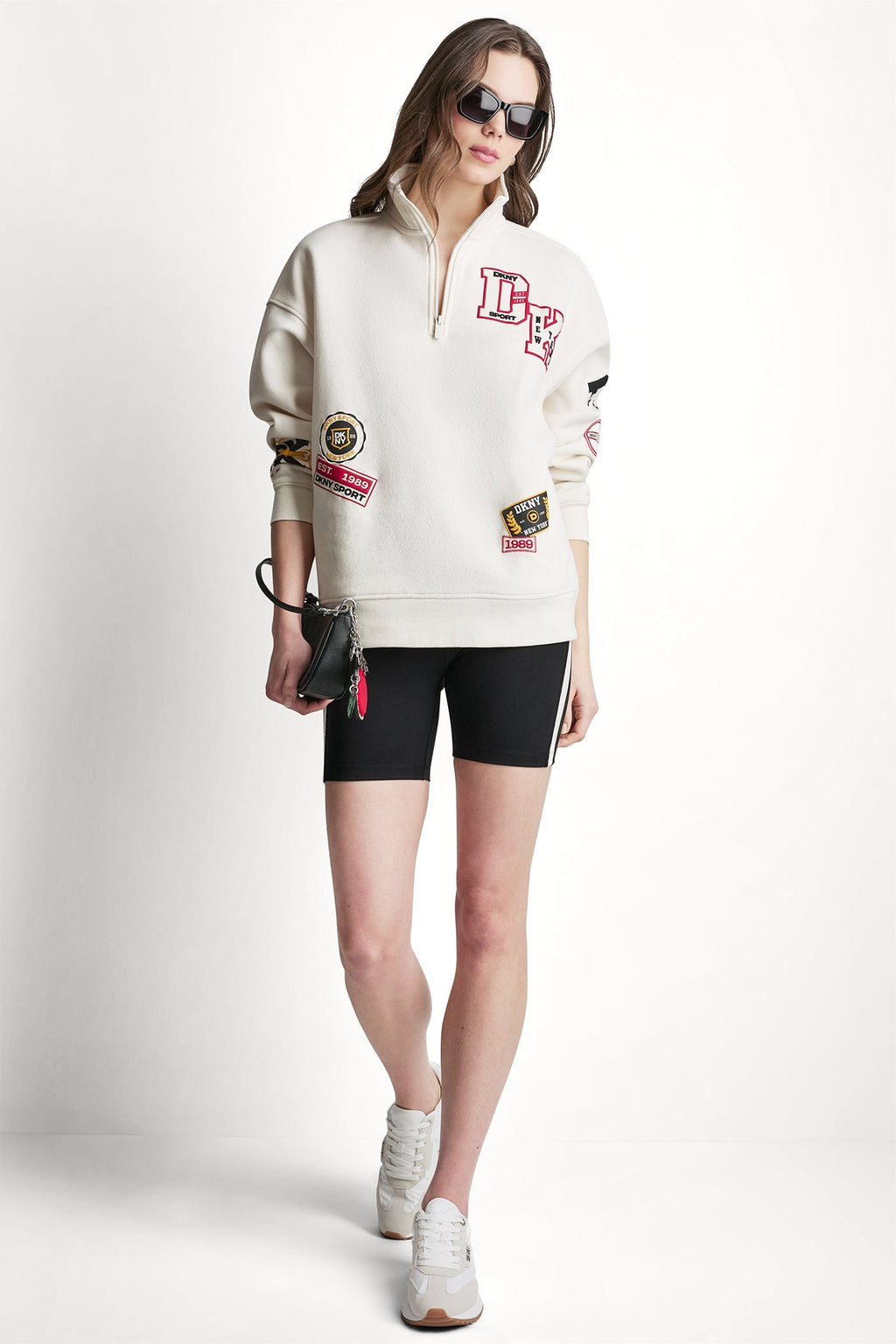 CAMPUS PATCH OVERSIZED QUARTER-ZIP