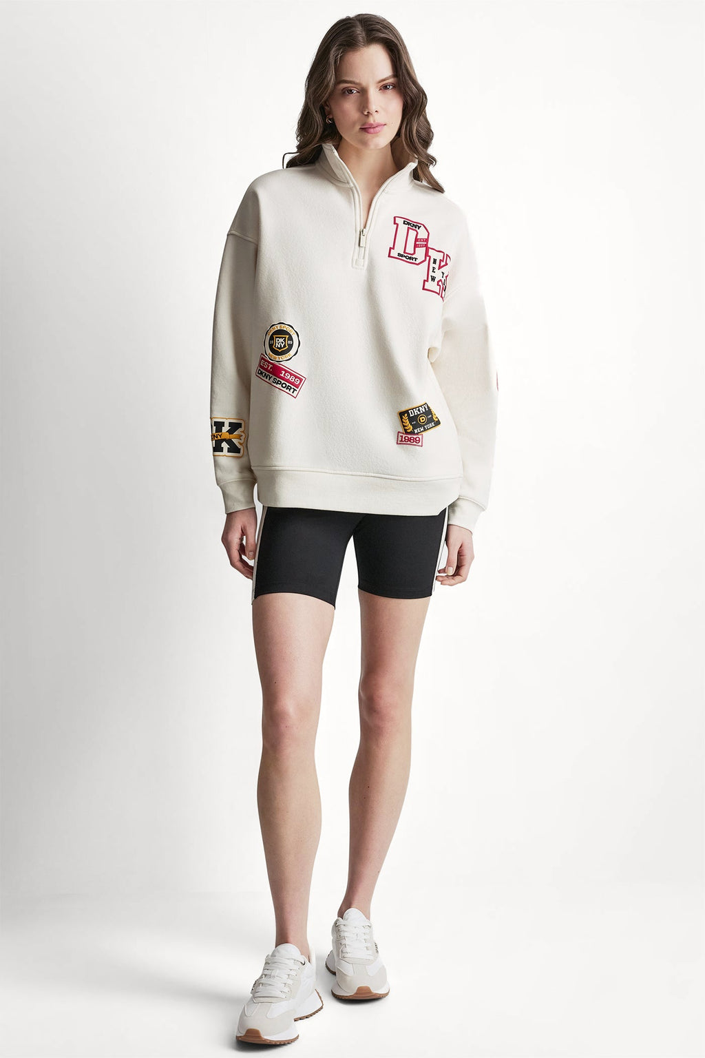 CAMPUS PATCH OVERSIZED QUARTER-ZIP