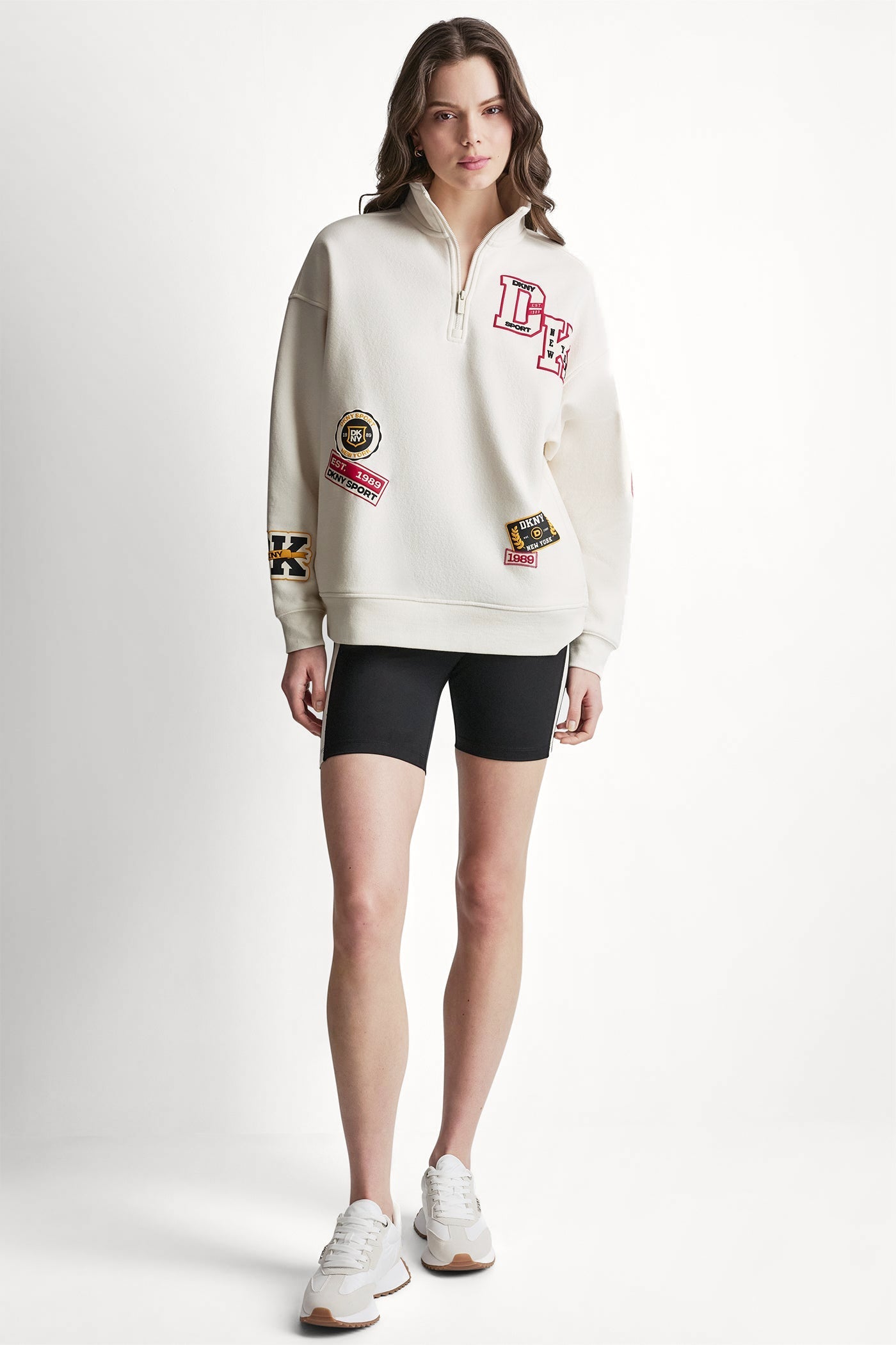 CAMPUS PATCH OVERSIZED QUARTER-ZIP