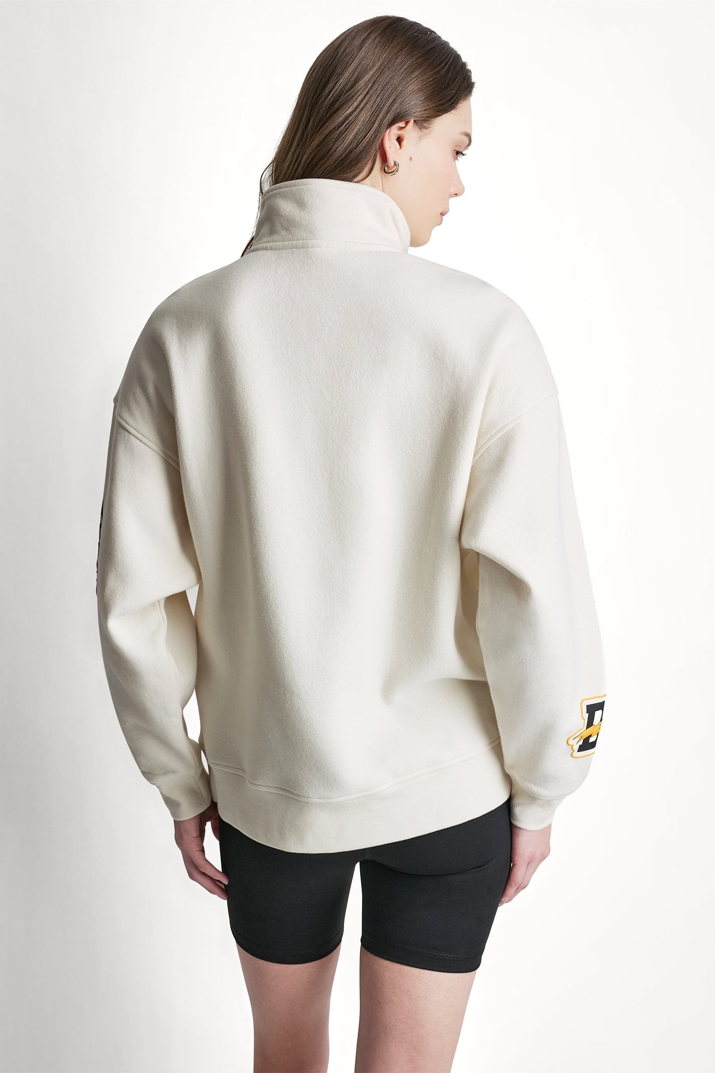 CAMPUS PATCH OVERSIZED QUARTER-ZIP