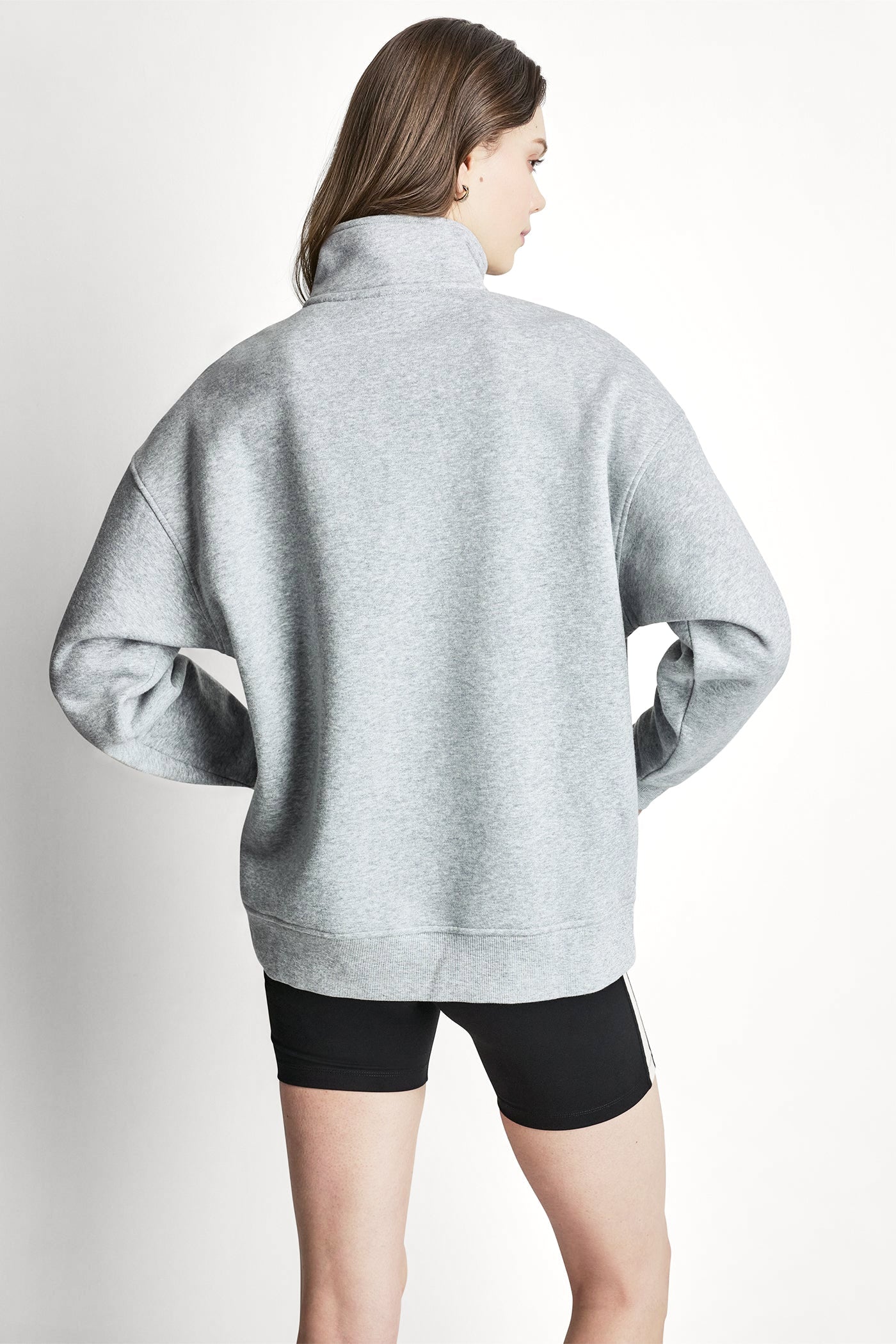 CAMPUS PATCH OVERSIZED QUARTER-ZIP