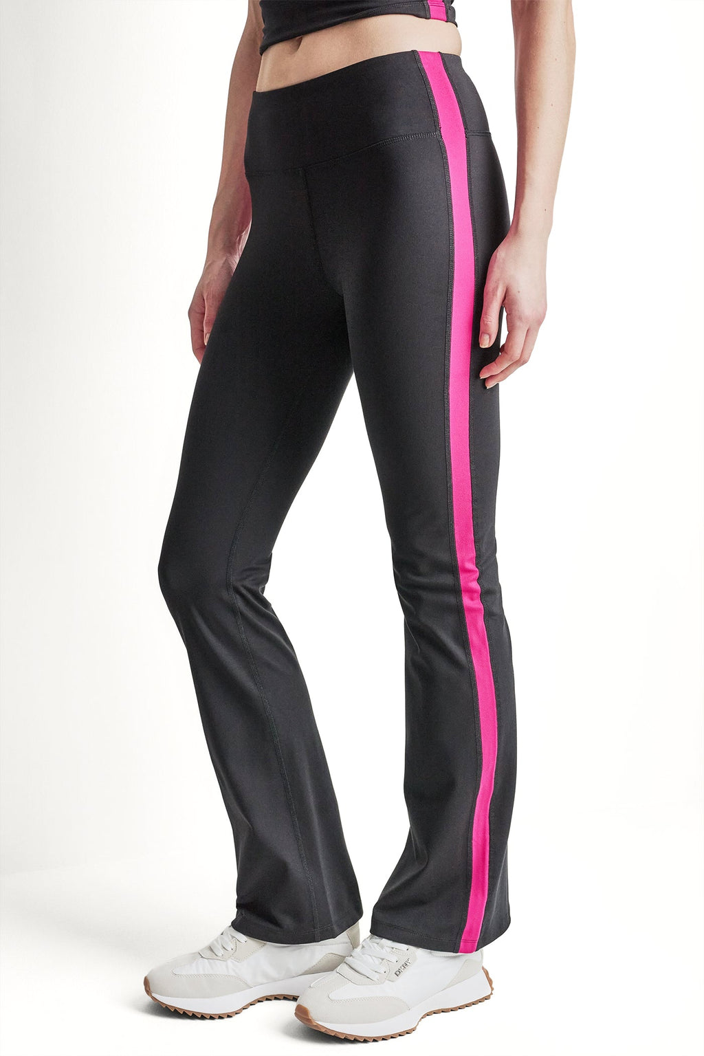 BALANCE COMPRESSION SIDE STRIPE FLARE LEGGING