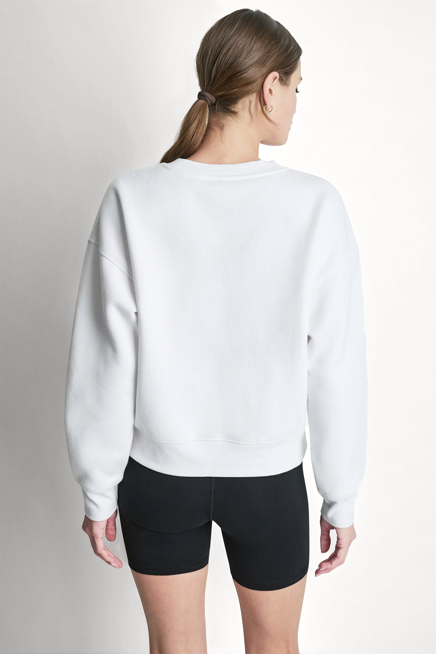 PUFF VARSITY LOGO V-NECK PULLOVER