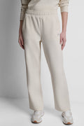 HIGH-RISE RIB TRACK PANTS