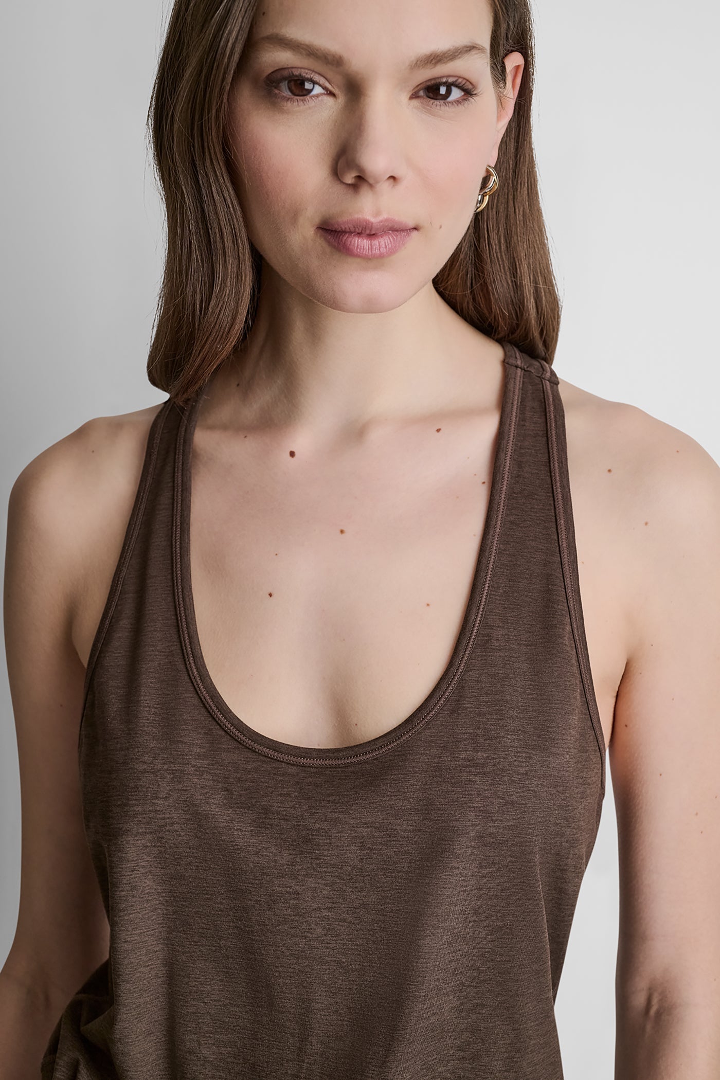 SPACEDYE RACERBACK TANK JUMPSUIT