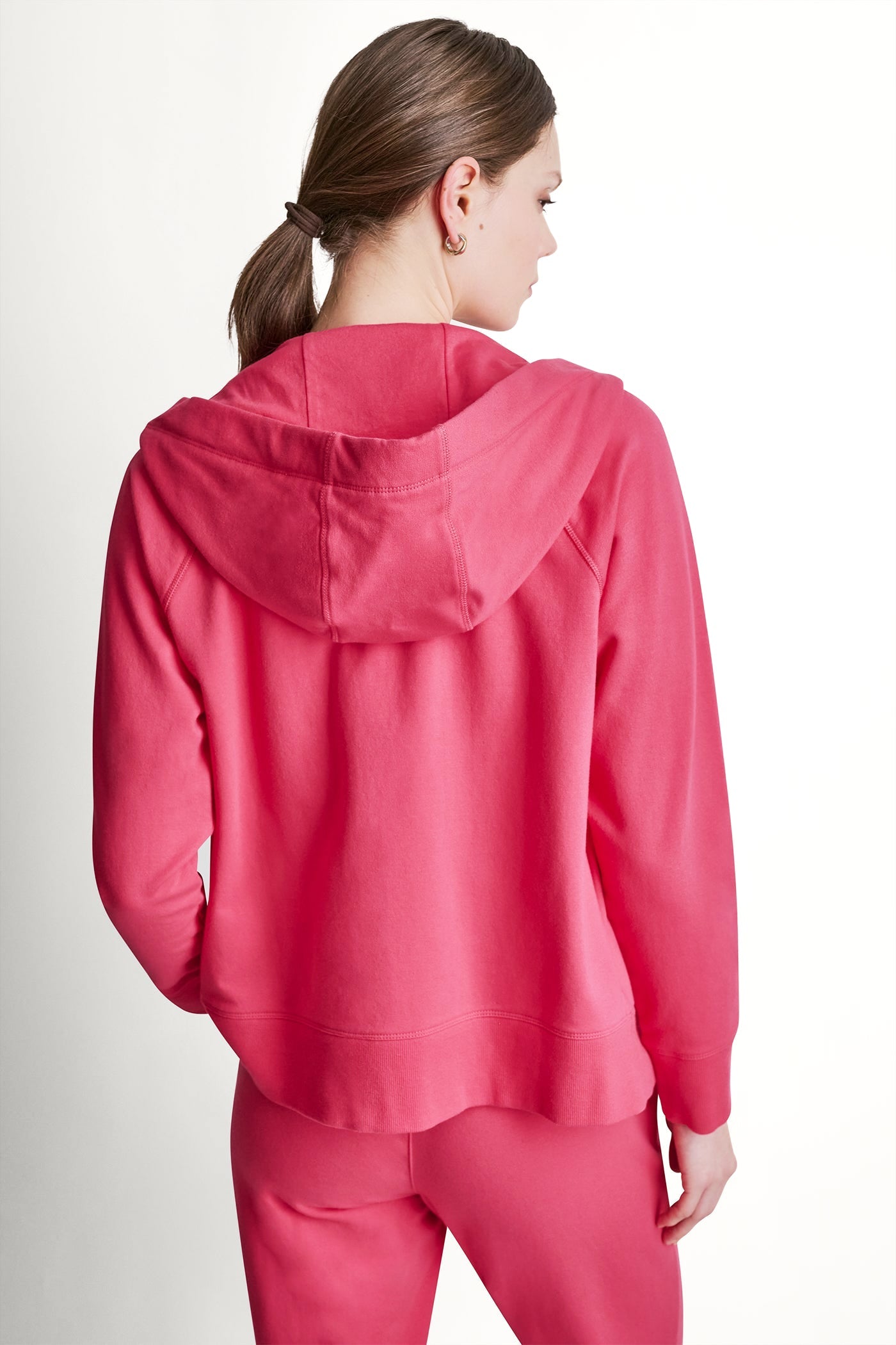 TWO-TONE LOGO DRAWSTRING HOODIE