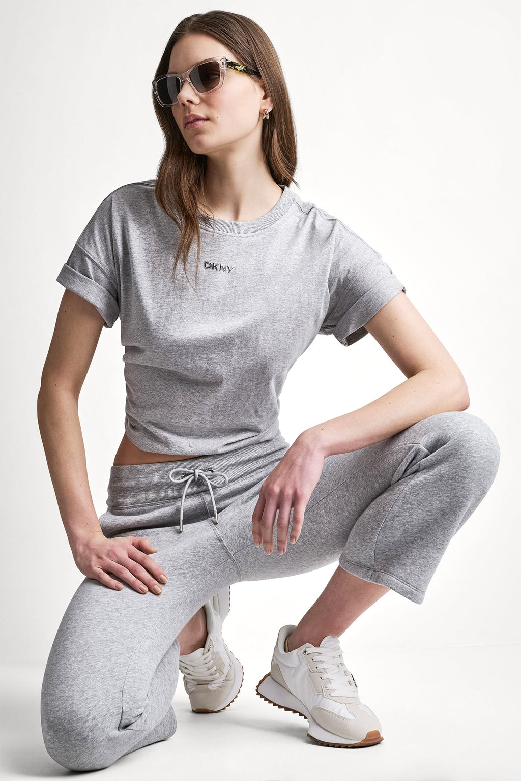 METALLIC BUBBLE LOGO FLARE PANT