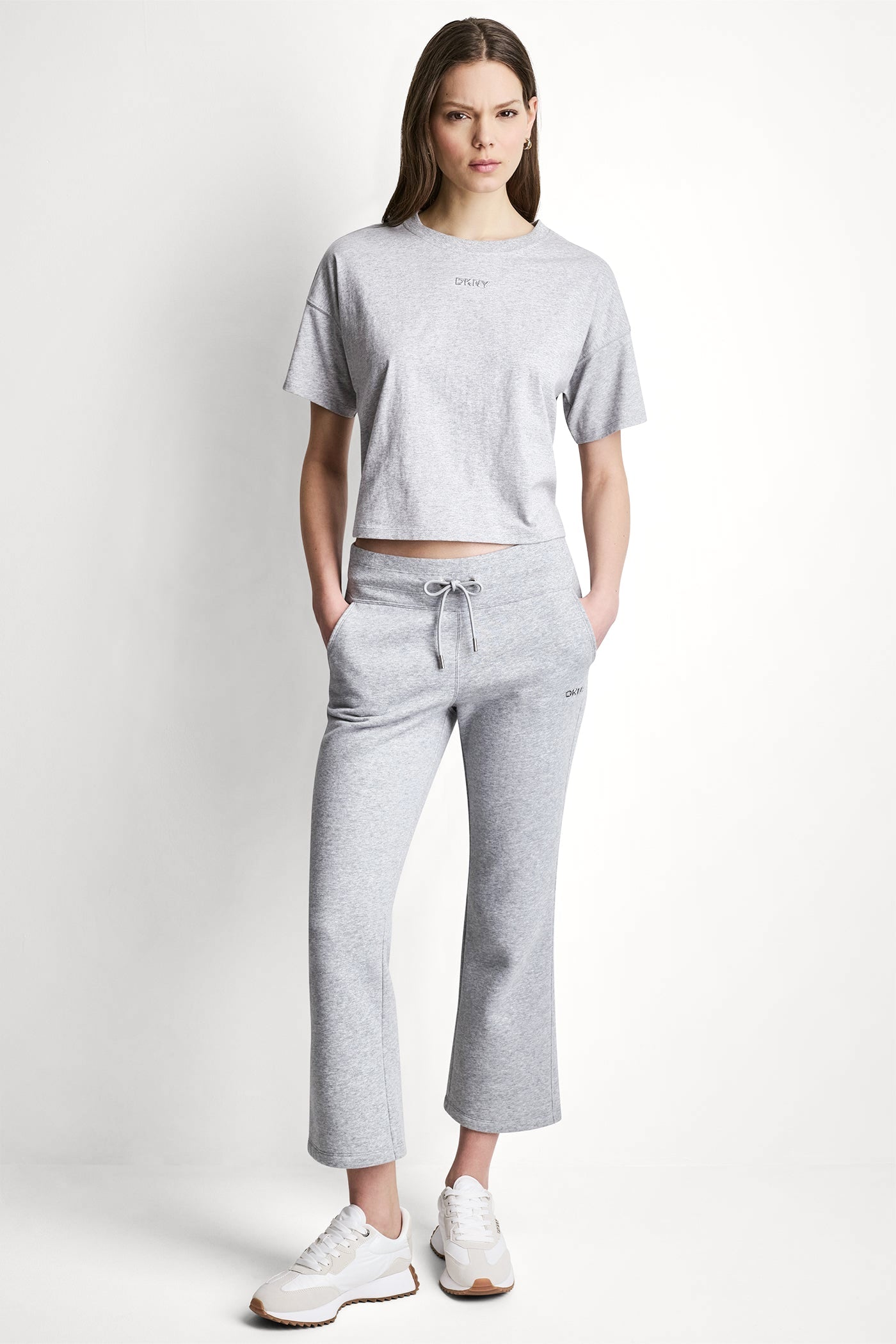 METALLIC BUBBLE LOGO FLARE PANT