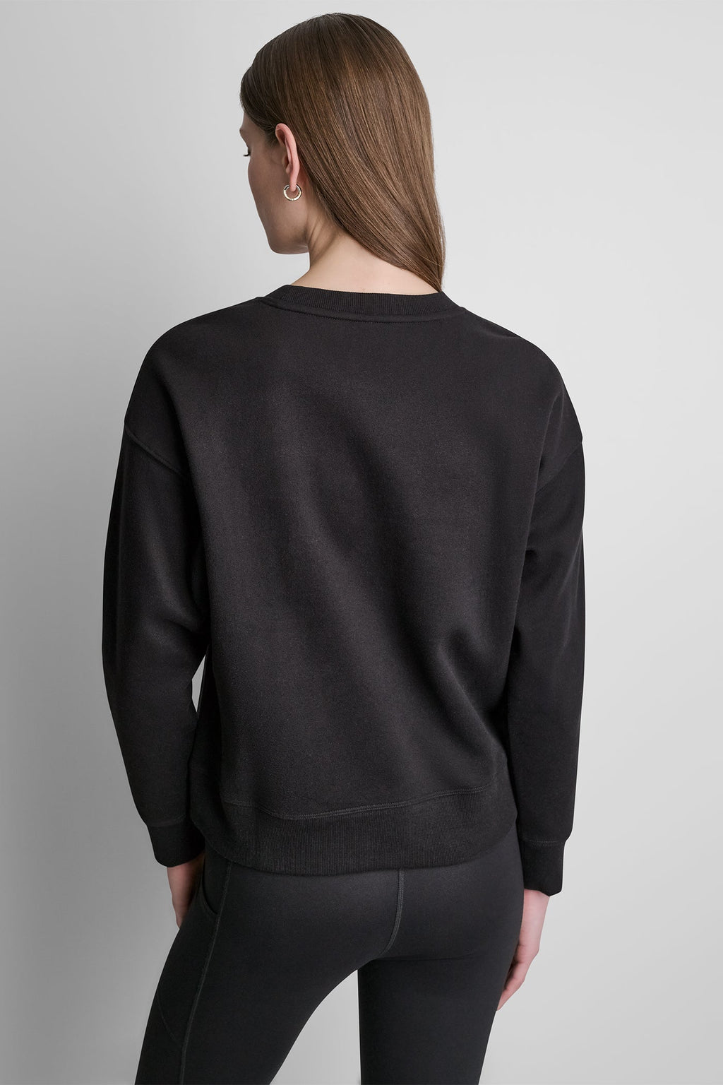 STACKED RHINESTONE LOGO PULLOVER