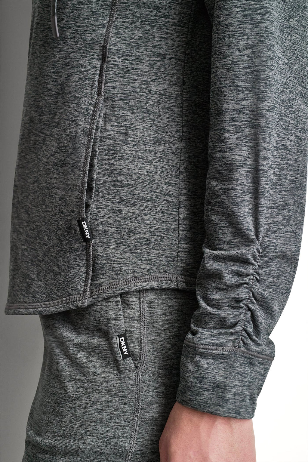 SPACEDYE RAGLAN FULL-ZIP HOODIE