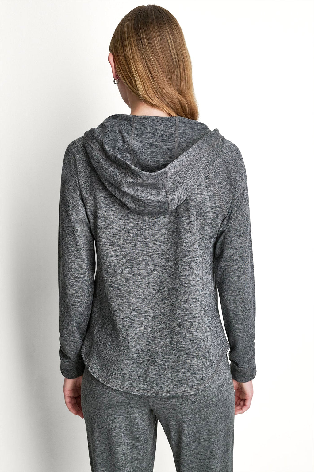 SPACEDYE RAGLAN FULL-ZIP HOODIE