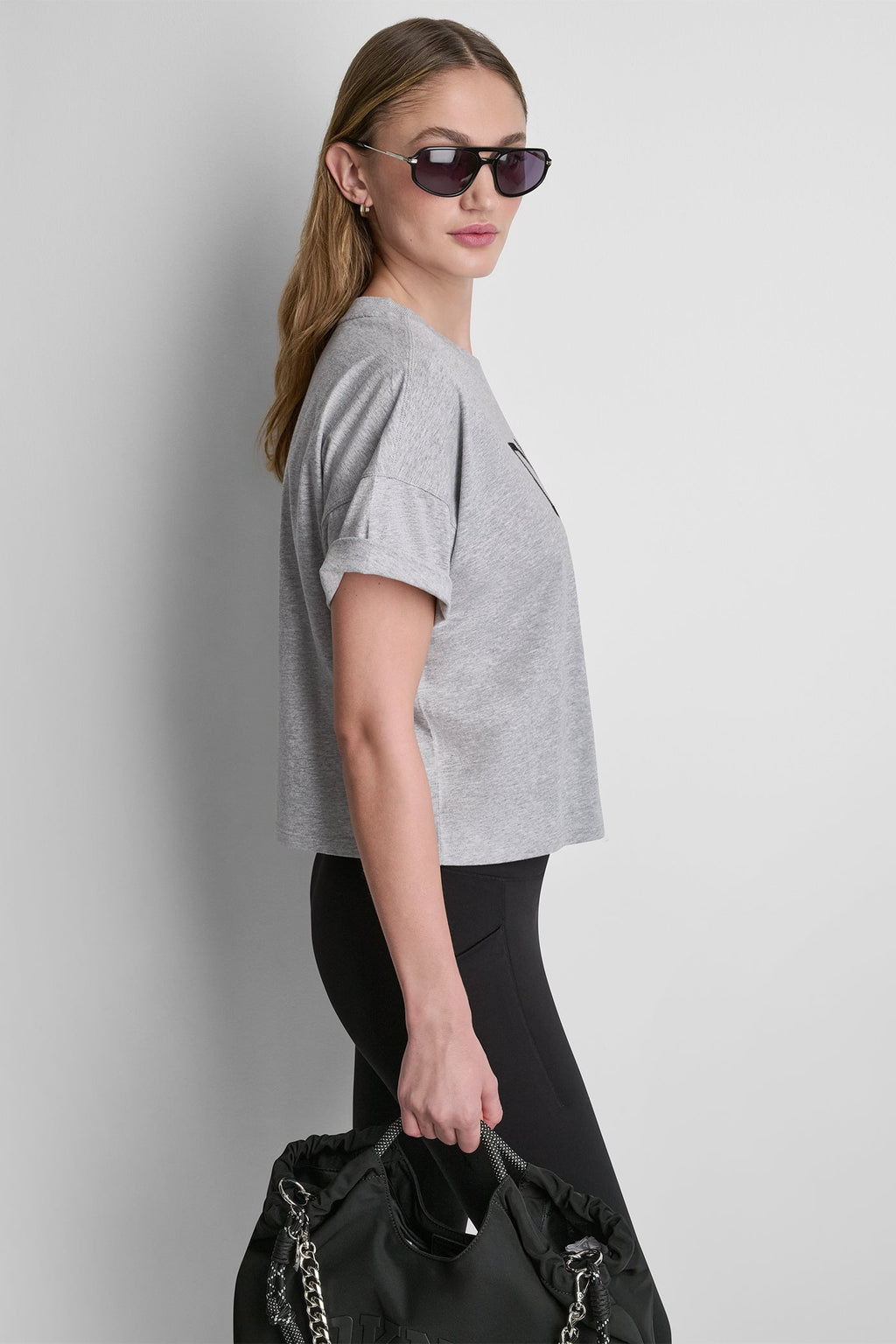RHINESTONE GRAFFITI LOGO TEE