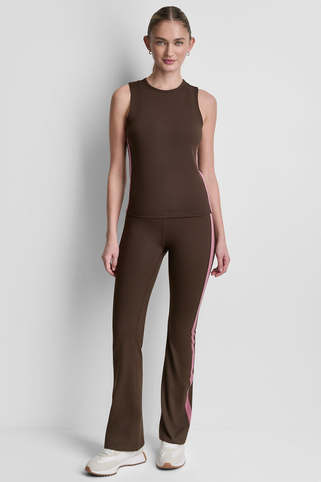 BALANCE COMPRESSION SIDE STRIPE FLARE LEGGING