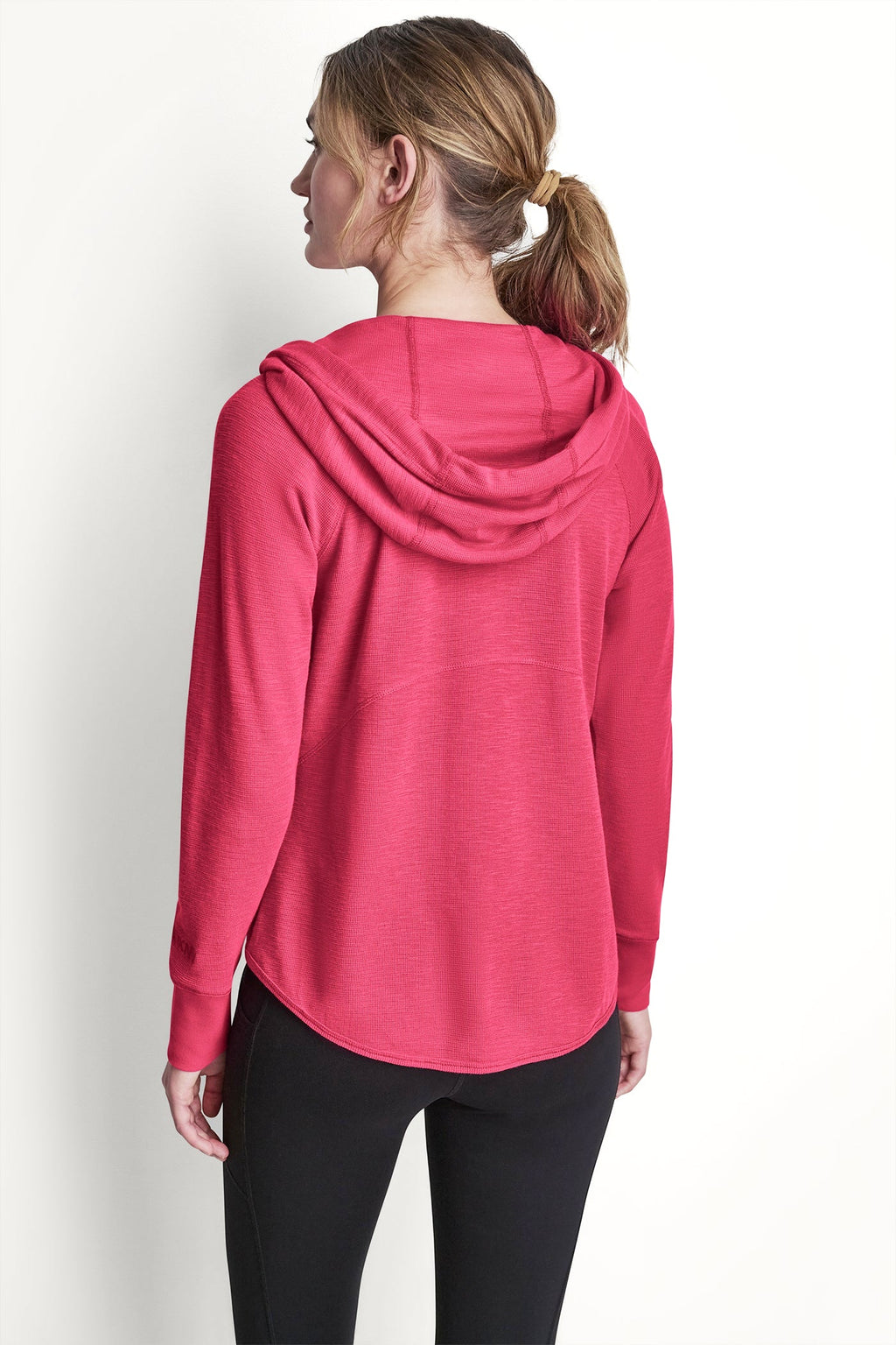 MINI WAFFLE FULL-ZIP HOODIE