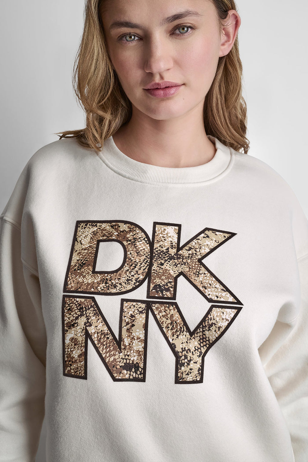 SNAKE PRINT LOGO SWEATSHIRT