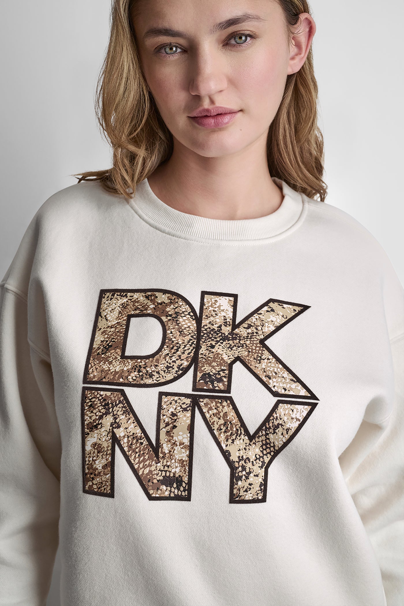 SNAKE PRINT LOGO SWEATSHIRT