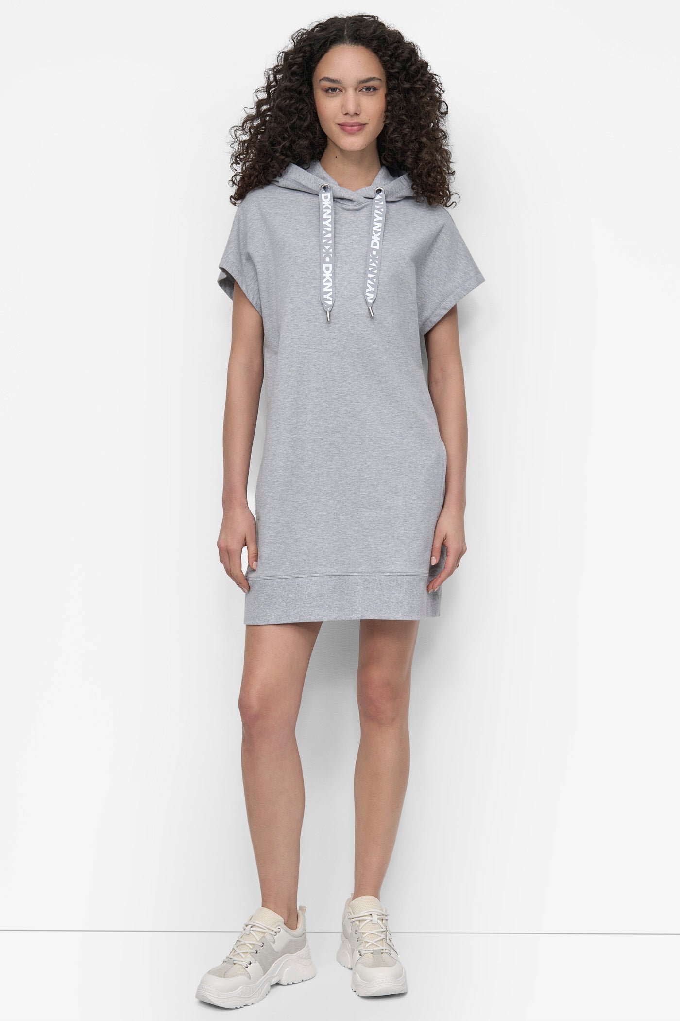 TWO TONE LOGO DRAWCORD SNEAKER DRESS