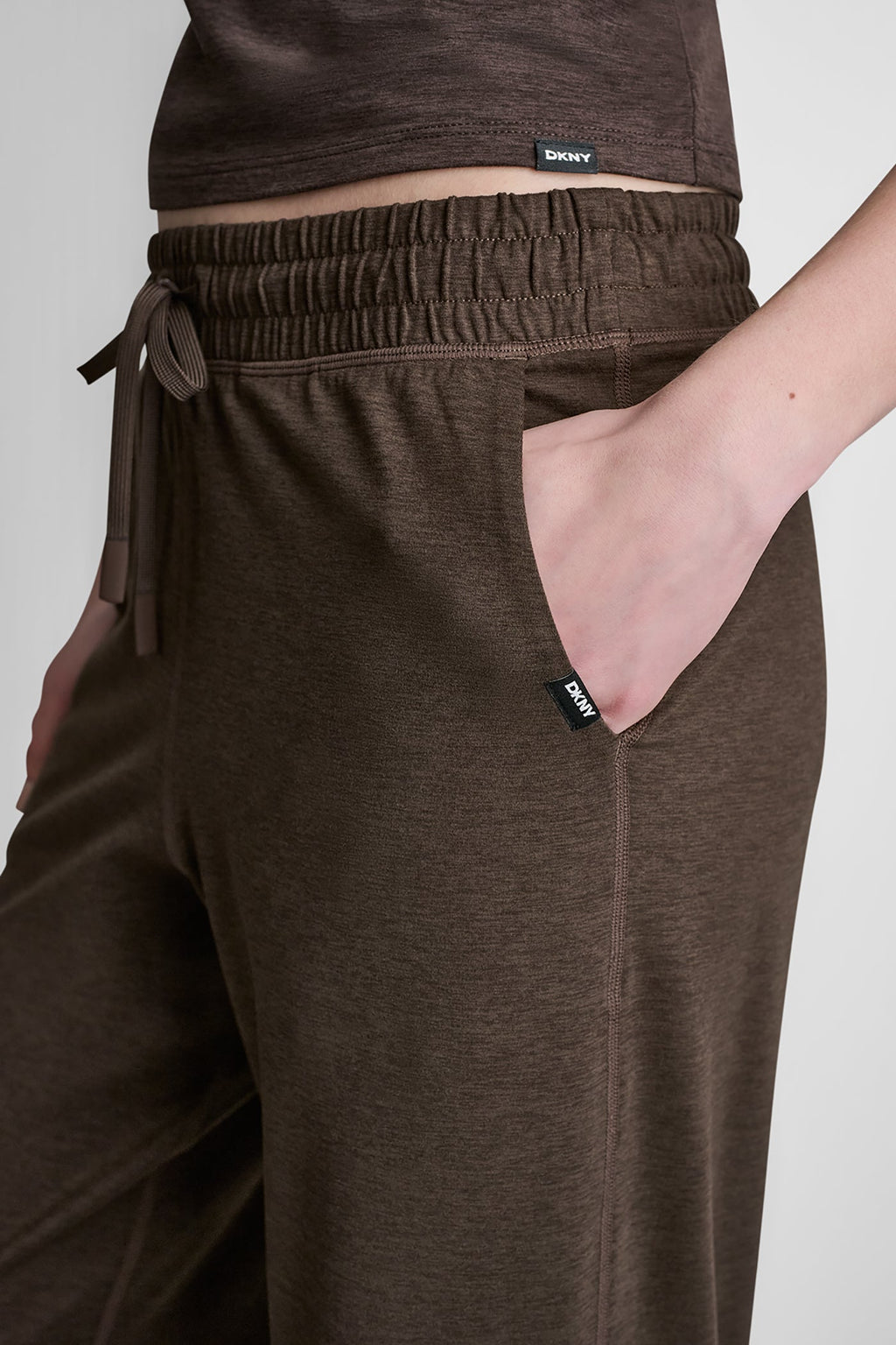 MID-RISE SPACEDYE WIDE LEG PANT