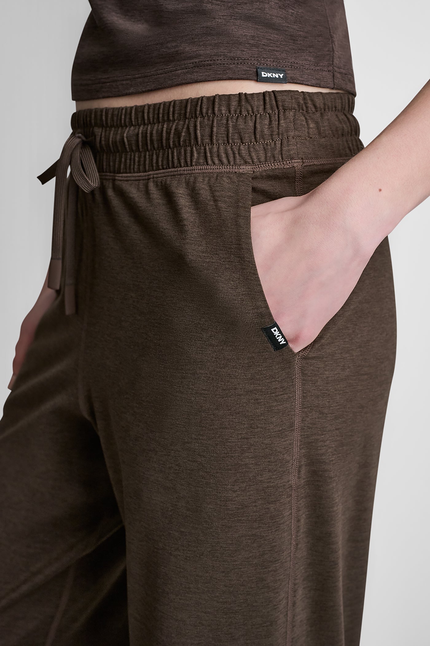 MID-RISE SPACEDYE WIDE LEG PANT