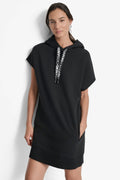 TWO TONE LOGO DRAWCORD SNEAKER DRESS