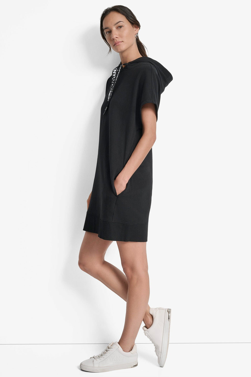 TWO TONE LOGO DRAWCORD SNEAKER DRESS