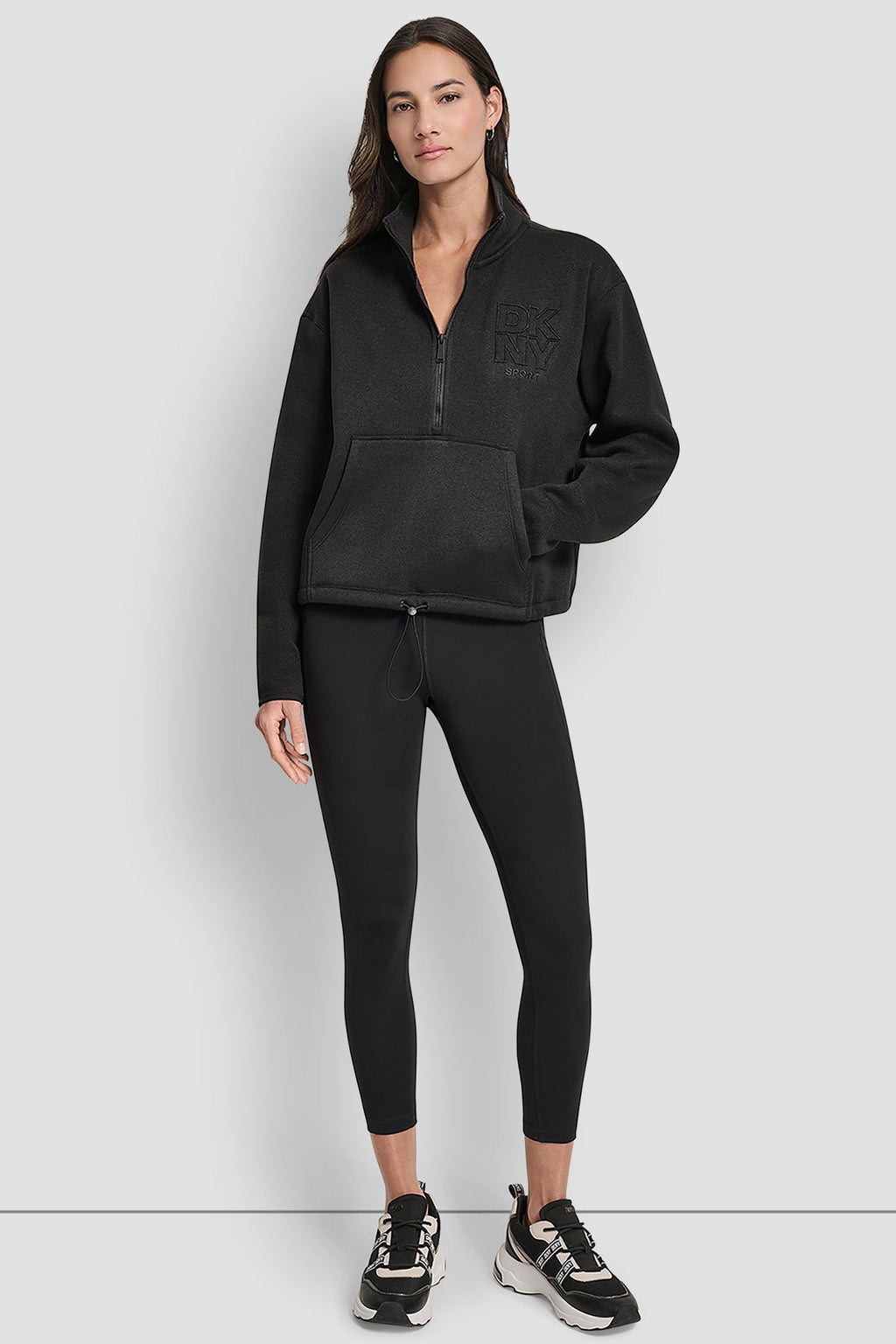 HALF ZIP LOGO PULLOVER