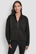 HALF ZIP LOGO PULLOVER