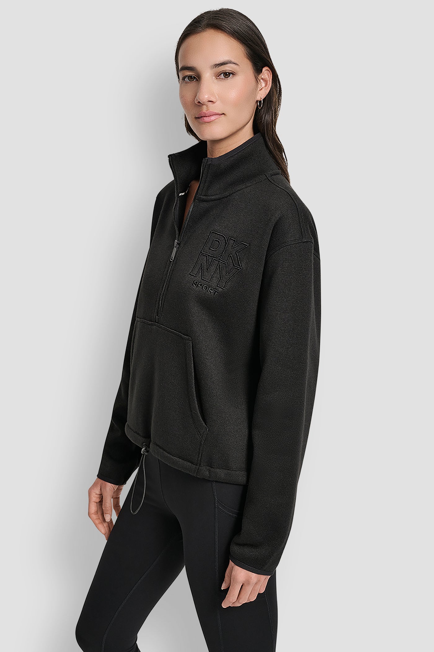 HALF ZIP LOGO PULLOVER